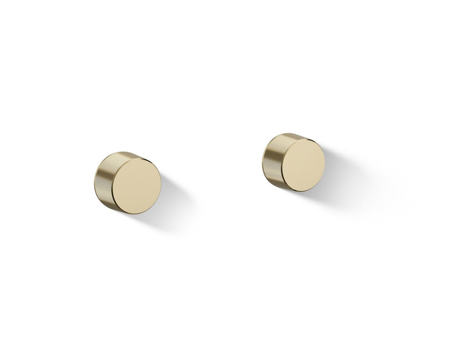 KOHLER K-T77981-8 Components Wall-mount bathroom sink faucet Oyl handle trim, vibrant french gold
