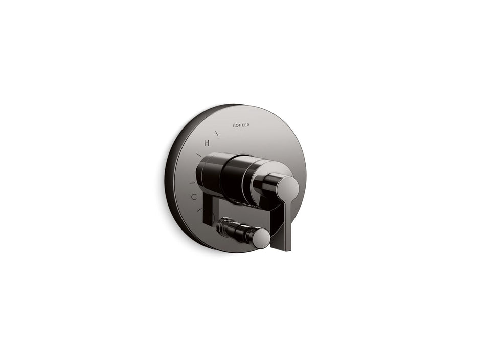 KOHLER K-T78016-4 Components Rite-Temp valve trim with Lever handle and diverter, vibrant titanium