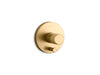 KOHLER K-T78016-8 Components Rite-Temp valve trim with Oyl handle and diverter, vibrant brushed moderne brass