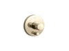 KOHLER K-T78016-8 Components Rite-Temp valve trim with Oyl handle and diverter, vibrant french gold