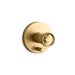 KOHLER K-T78016-9 Components Rite-Temp valve trim with Industrial handle and diverter, vibrant brushed moderne brass