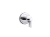 KOHLER K-T78025-4 Components MasterShower volume control valve trim with Lever handle, polished chrome