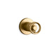 KOHLER K-T78025-9 Components MasterShower volume control valve trim with Industrial handle, vibrant brushed moderne brass