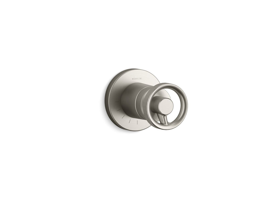KOHLER K-T78025-9 Components MasterShower volume control valve trim with Industrial handle, vibrant brushed nickel