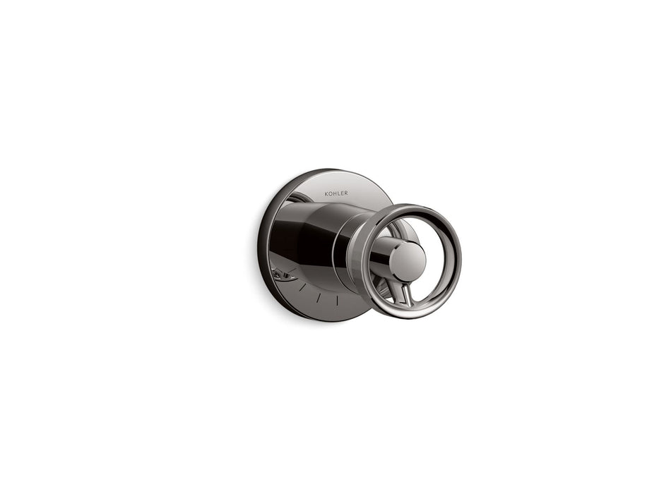 KOHLER K-T78025-9 Components MasterShower volume control valve trim with Industrial handle, vibrant titanium
