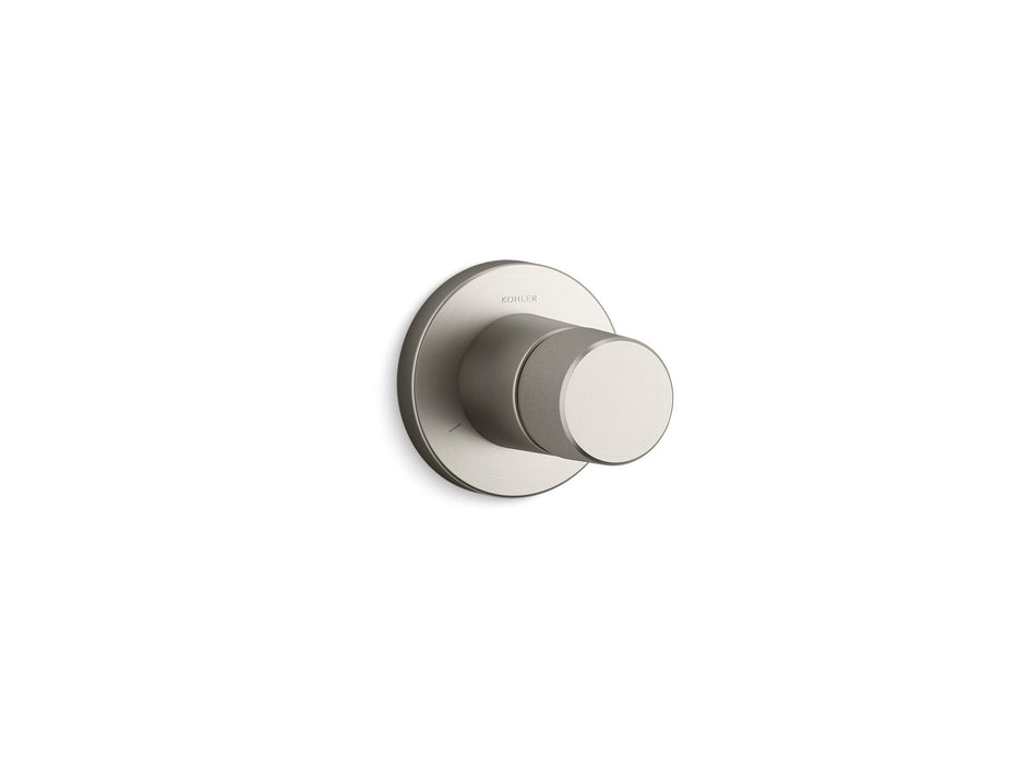 KOHLER K-T78026-8 Components MasterShower transfer valve trim with Oyl handle, vibrant brushed nickel