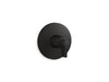 KOHLER K-T78027-4 Components MasterShower temperature control valve trim with Lever handle, matte black