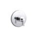 KOHLER K-T78027-4 Components MasterShower temperature control valve trim with Lever handle, polished chrome