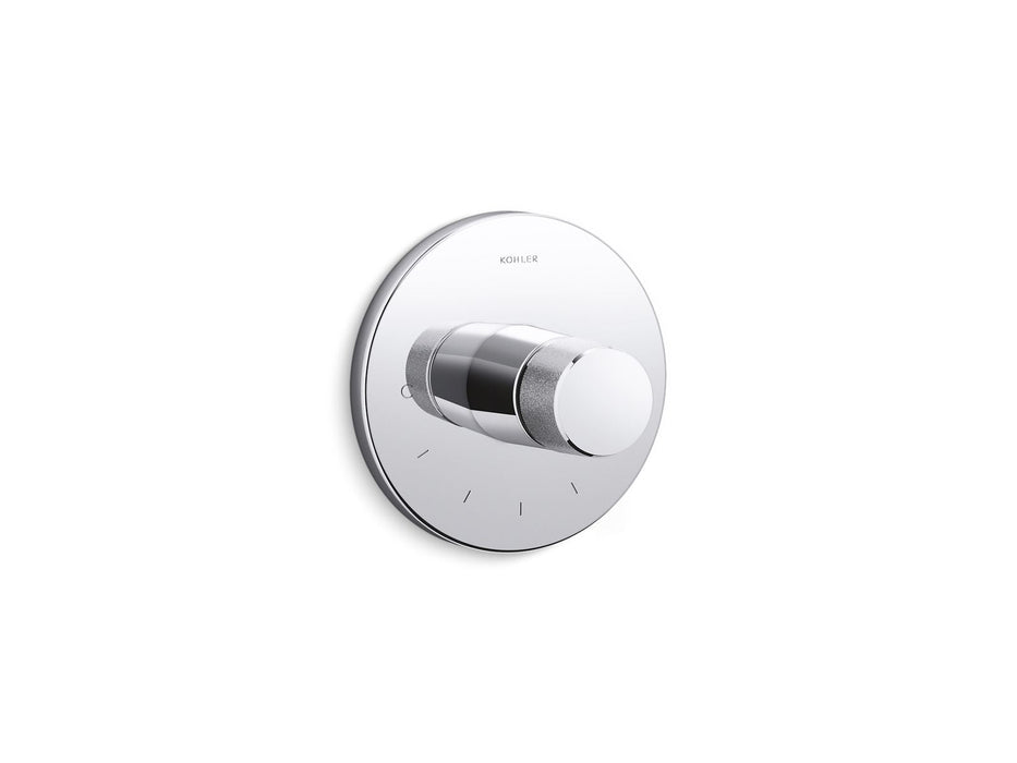 KOHLER K-T78027-8 Components MasterShower temperature control valve trim with Oyl handle, polished chrome