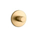 KOHLER K-T78027-8 Components MasterShower temperature control valve trim with Oyl handle, vibrant brushed moderne brass