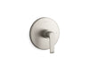 KOHLER K-T97022-4 Avid MasterShower temperature control valve trim, vibrant brushed nickel