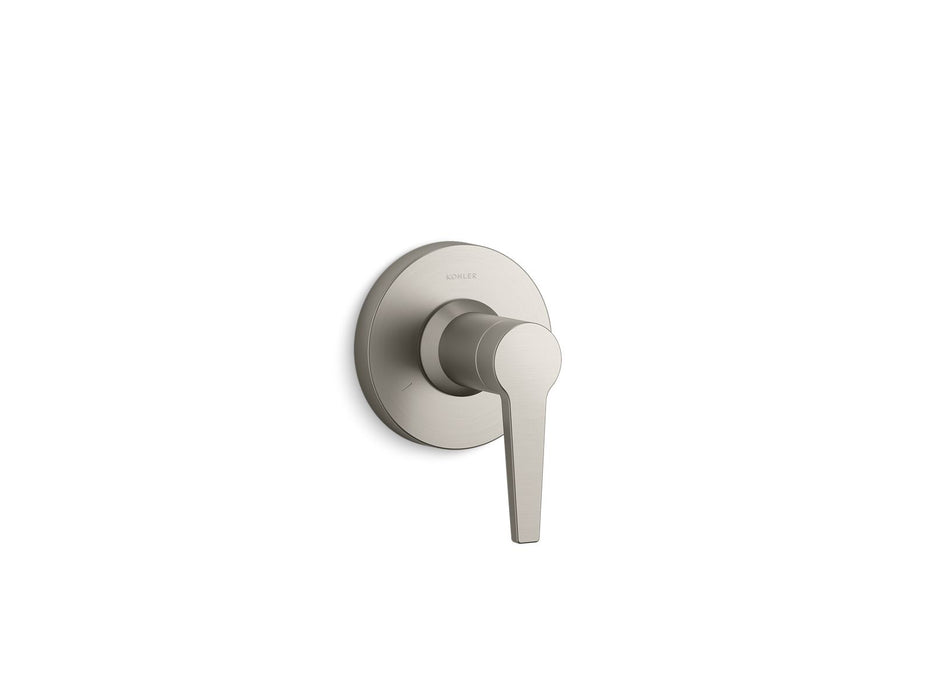 KOHLER K-T97091-4 Pitch MasterShower transfer valve trim, vibrant brushed nickel