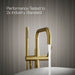 KOHLER K-T97328-4 Purist Floor-mount bath filler trim with handshower, vibrant brushed moderne brass - view 5
