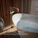 KOHLER K-T97328-4 Purist Floor-mount bath filler trim with handshower, vibrant french gold - view 4