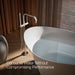 KOHLER K-T97328-4 Purist Floor-mount bath filler trim with handshower, vibrant polished nickel - view 4