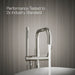 KOHLER K-T97328-4 Purist Floor-mount bath filler trim with handshower, vibrant polished nickel - view 5