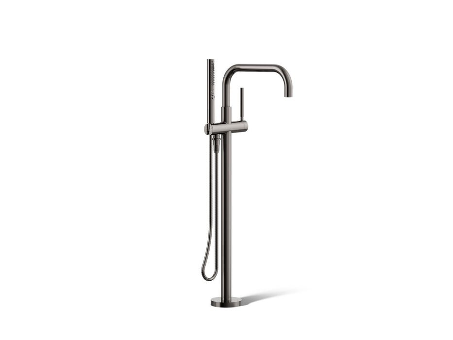 KOHLER K-T97328-4 Purist Floor-mount bath filler trim with handshower