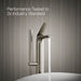 KOHLER K-T97367-4 Avid Floor-mount bath filler trim, vibrant brushed nickel - view 5