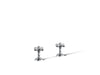 KOHLER K-T98071-3 Artifacts Deck-mount bath faucet handle trim with Cross design, polished chrome