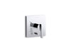 KOHLER K-T99762-4 Honesty Rite-Temp valve trim with push-button diverter, polished chrome