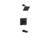 KOHLER K-T99763-4G Honesty Rite-Temp bath and shower trim kit with push-button diverter, 1.75 gpm, matte black