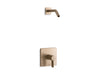 KOHLER K-TLS23503-4 Parallel Rite-Temp shower trim kit, without showerhead, vibrant brushed bronze