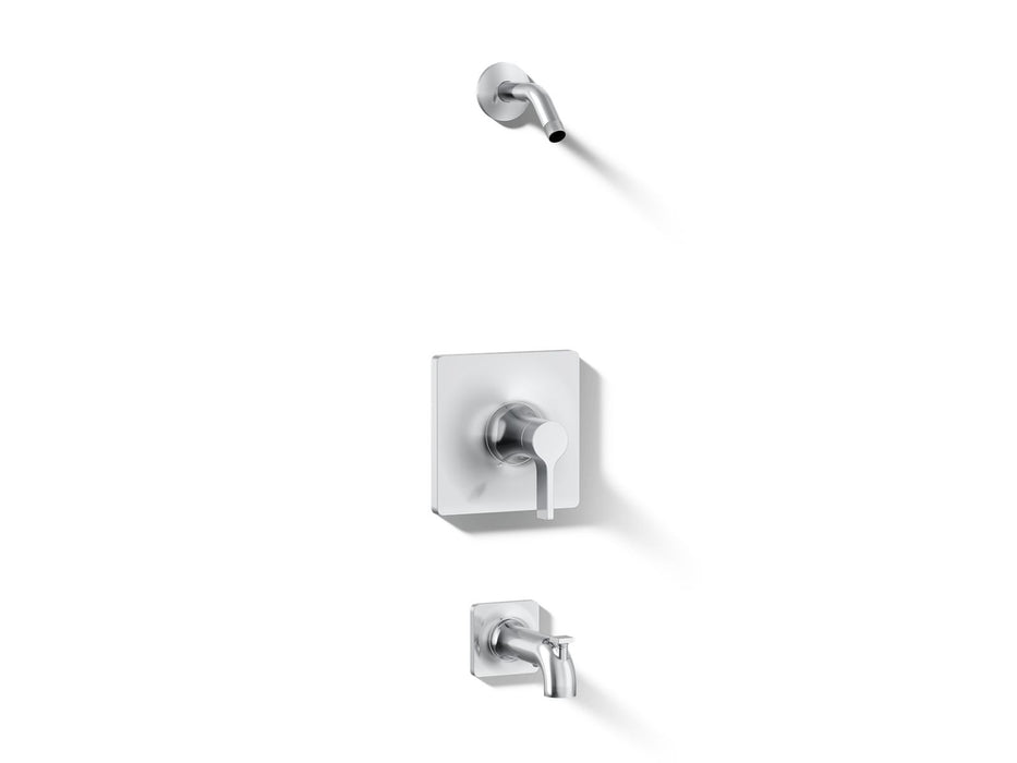 KOHLER K-TLS28127-4 Venza Rite-Temp Bath and Shower Trim Kit, Without Showerhead, polished chrome