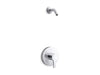 KOHLER K-TLS35321-4 Elate Rite-Temp Shower Trim Kit, Without Showerhead, polished chrome
