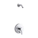 KOHLER K-TLS35326-4 Elate Rite-Temp Shower Trim Kit with Push-button Diverter, Without Showerhead, polished chrome