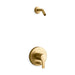 KOHLER K-TLS35326-4 Elate Rite-Temp Shower Trim Kit with Push-button Diverter, Without Showerhead, vibrant brushed...
