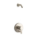 KOHLER K-TLS35326-4 Elate Rite-Temp Shower Trim Kit with Push-button Diverter, Without Showerhead, vibrant brushed nickel