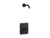 KOHLER K-TLS35914-4 Castia by Studio McGee Rite-Temp shower trim kit, without showerhead, matte black