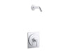 KOHLER K-TLS35914-4 Castia by Studio McGee Rite-Temp shower trim kit, without showerhead, polished chrome