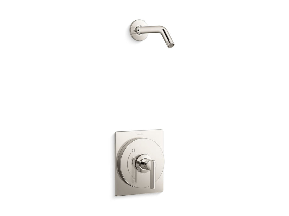 KOHLER K-TLS35914-4 Castia by Studio McGee Rite-Temp shower trim kit, without showerhead, vibrant polished nickel