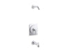 KOHLER K-TLS35915-4 Castia by Studio McGee Rite-Temp bath and shower trim kit, without showerhead, polished chrome