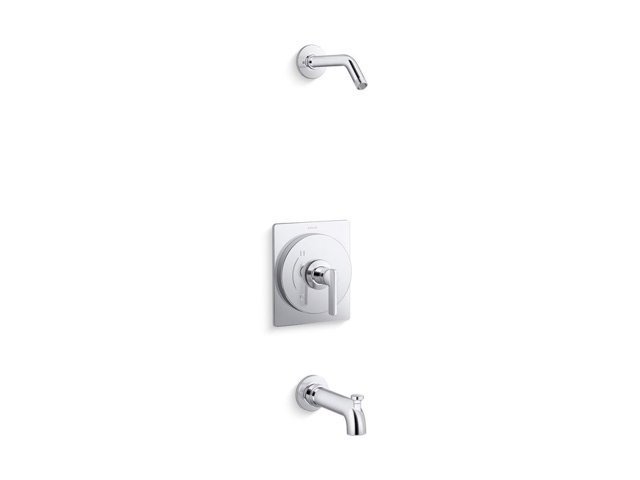 KOHLER K-TLS35915-4 Castia by Studio McGee Rite-Temp bath and shower trim kit, without showerhead, polished chrome