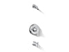 KOHLER K-TLS35937-4 Buckley Rite-Temp bath and shower trim kit, without showerhead, polished chrome