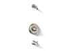 KOHLER K-TLS35937-4 Buckley Rite-Temp bath and shower trim kit, without showerhead, vibrant brushed nickel