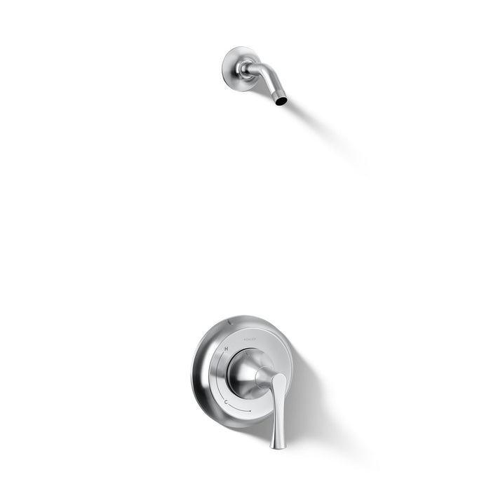 KOHLER K-TLS35938-4 Buckley Rite-Temp shower trim kit, without showerhead, polished chrome - view 4