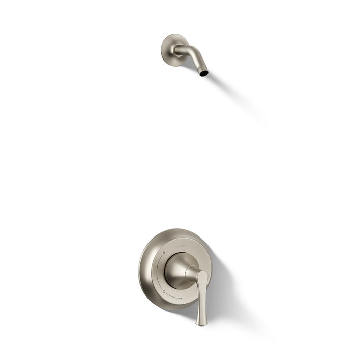 KOHLER K-TLS35938-4 Buckley Rite-Temp shower trim kit, without showerhead, vibrant brushed nickel - view 4