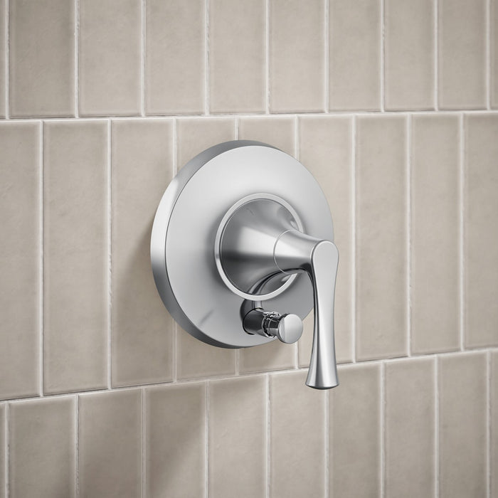 KOHLER K-TLS35943-4 Buckley Rite-Temp shower trim kit with push-button diverter, without showerhead