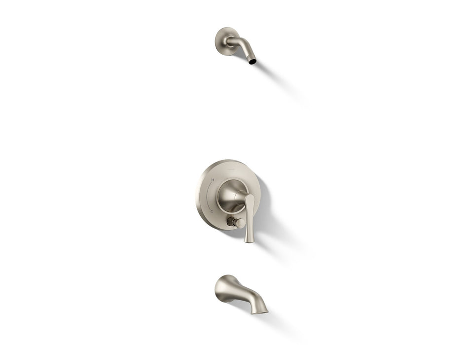 KOHLER K-TLS35944-4 Buckley Rite-Temp bath and shower trim kit with push-button diverter, without showerhead