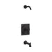 KOHLER K-TLS38265-4 Castia Rite-Temp® Bath and Shower Trim Kit, Without Showerhead, Matte Black - 3/4 view of product