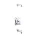 KOHLER K-TLS38265-4 Castia Rite-Temp® Bath and Shower Trim Kit, Without Showerhead, Polished Chrome - 3/4 view of product