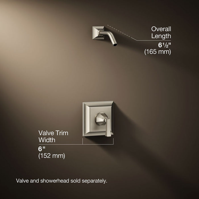 3/4 view of product with dimensions