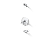 KOHLER K-TLS97074-4 Pitch Rite-Temp bath and shower trim kit, without showerhead, polished chrome