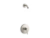 KOHLER K-TLS97077-4 Pitch Rite-Temp shower trim kit, without showerhead, vibrant brushed nickel