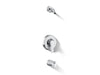 KOHLER K-TLS98007-4 July Rite-Temp bath and shower trim kit, without showerhead, polished chrome