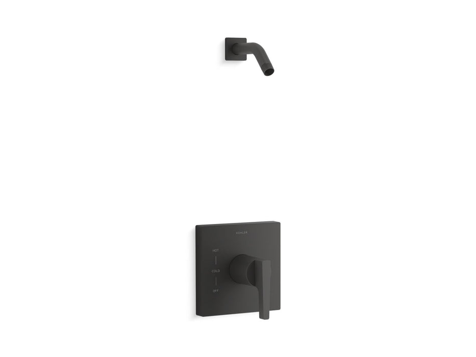 KOHLER K-TLS99764-4 Honesty Rite-Temp shower trim kit, without showerhead, matte black