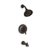 KOHLER K-TS10582-4 Bancroft Rite-Temp bath and shower valve trim with metal lever handle, slip-fit spout and 2.5 gpm...
